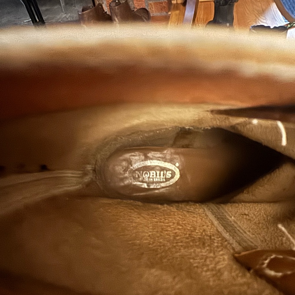 Women's Tan Leather Boots - Picture 3 of 3